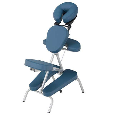 Mystic Blue Earthlite Vortex Portable Massage Chair