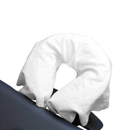 White Flannel Flat Massage Face Cradle Covers 24" x 17" 