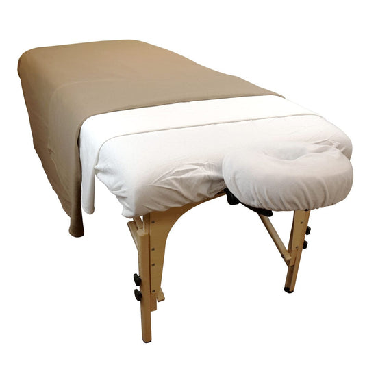 Taupe Massage Table Fleece Blanket 72" x 90"