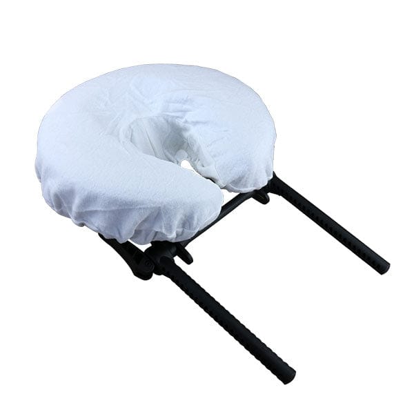 White (With Facing) Flannel Fitted Face Cradle Covers