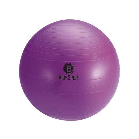 Exercise Ball (55-75cm) with Quick Foot Pump, Professional Grade Anti Burst  & Slip Resistant Stability Balance for Yoga, Workout, XL（68-75cm）, Pink