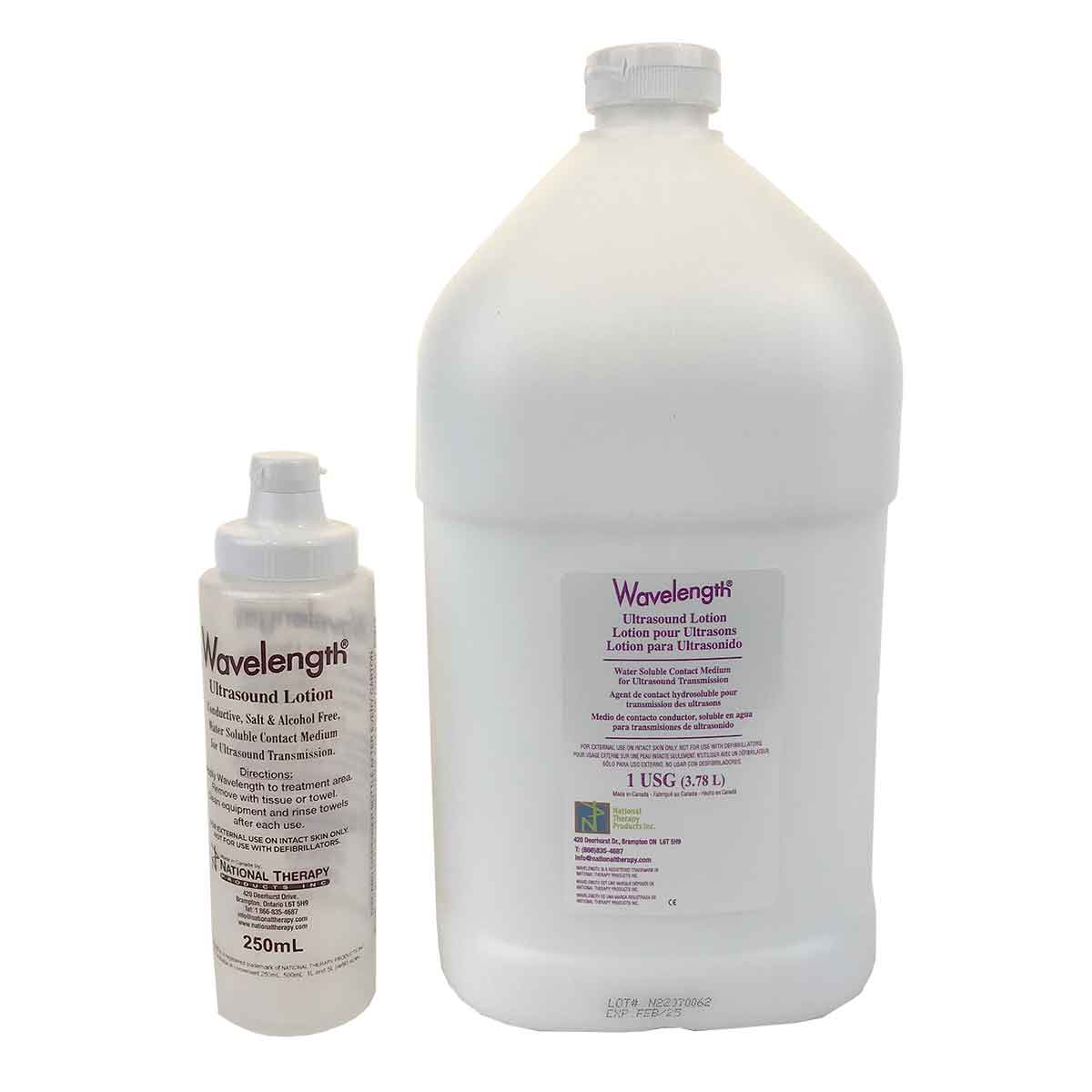 Wavelength Ultrasound Lotion