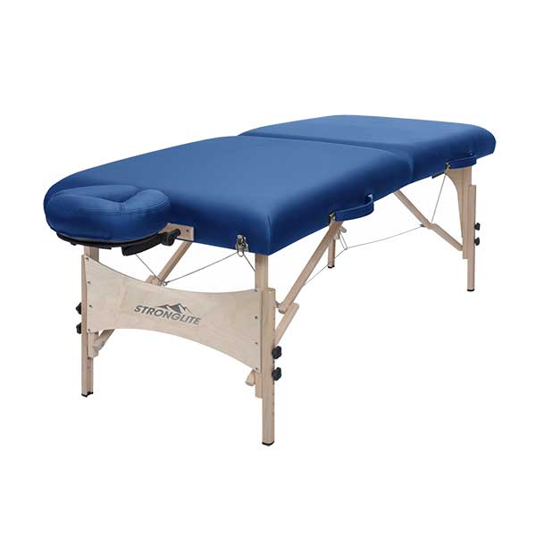 Stronglite Classic Royal Blue Deluxe Portable Massage Table Package