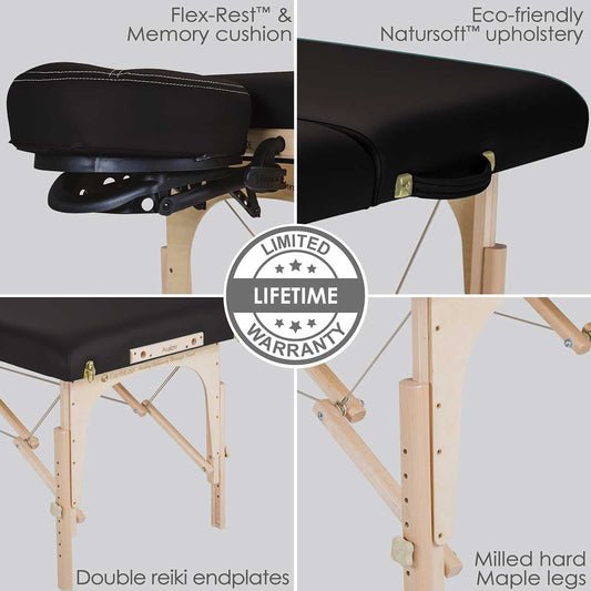 Earthlite Avalon XD Tilt Portable Massage Table Package