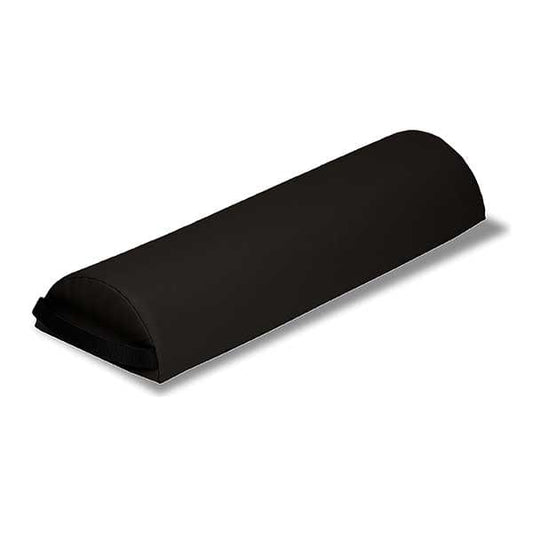 Earthlite Black Jumbo Half Round Massage Table Bolster 4 1/2" x 9" x 29"