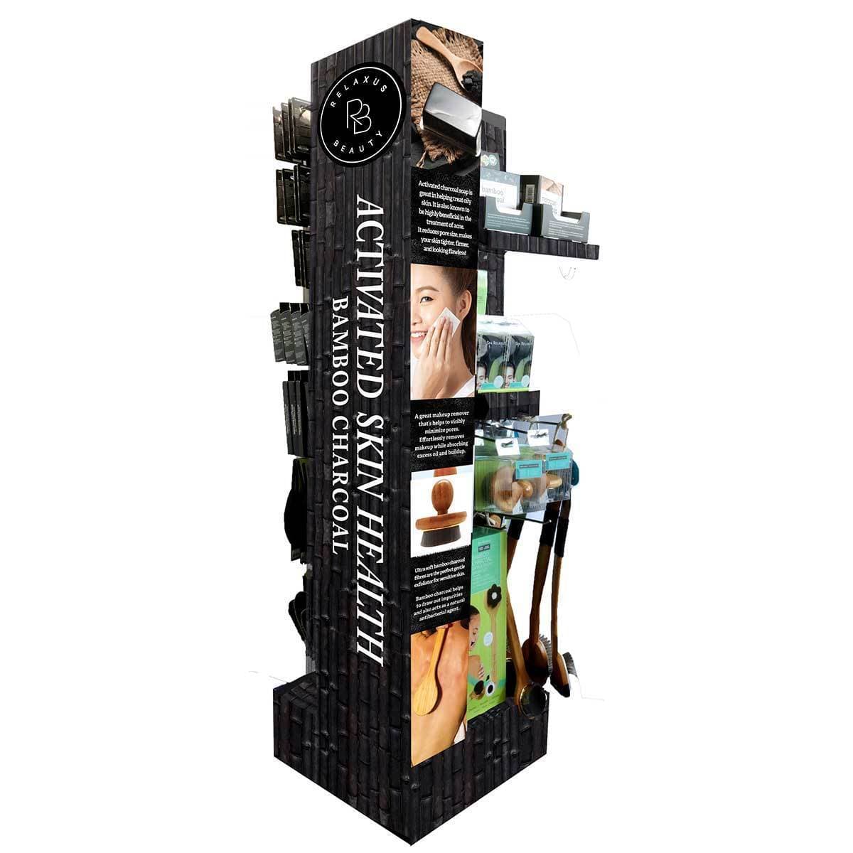 Wholesale Bamboo Charcoal Displayer Package Deal