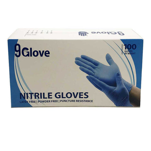 Blue Disposable Nitrile Gloves (100 Pieces)