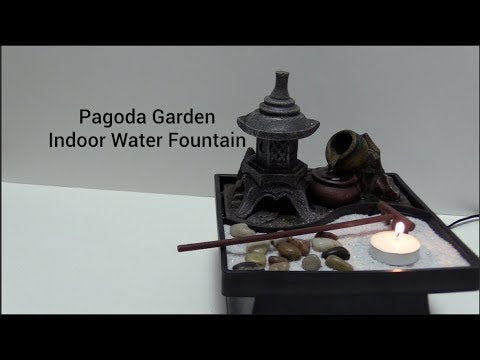 Pagoda Garden Indoor Water Fountain