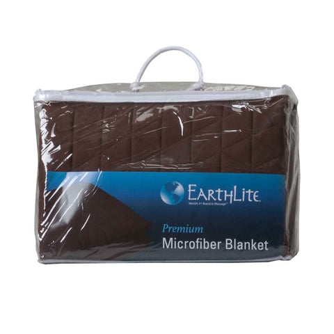 Earthlite Premium Espresso Microfiber Quilted Blanket 60" x 90"